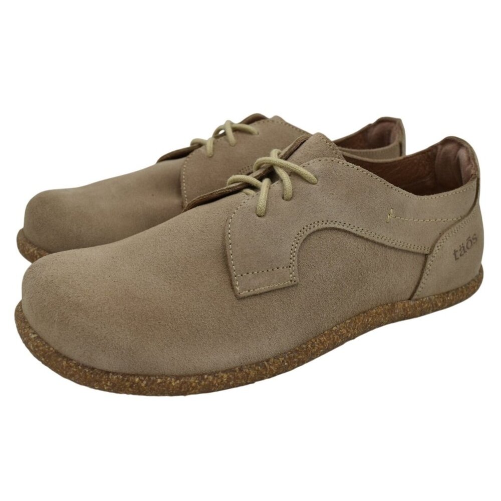 Taos Footwear Women Size EU 41 US 10-10.5 Utmost Sand Suede Lace Up Casual Shoes